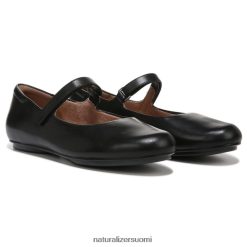 asunnot | naiset musta nahka Naturalizer maxwell mary jane flat 248R2F51