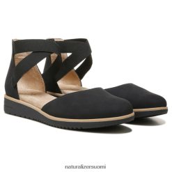 asunnot | naiset musta synteettinen Naturalizer soul intro litteä 248R2F328