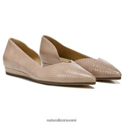 asunnot | naiset vintage mauve käärmeen nahka Naturalizer kristin tasainen 248R2F267