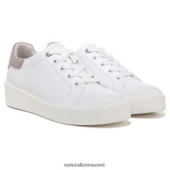 lenkkarit | naiset valkoinen/turtledy nahka Naturalizer morrison 2.0 nauhalliset tennarit 248R2F91
