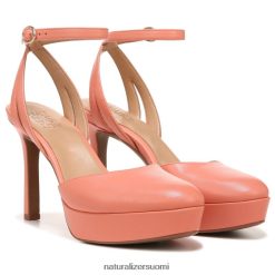 pumput | naiset synteettinen korallipersikka Naturalizer clarice nilkkahihnapumppu 248R2F174