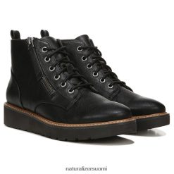 saappaat | naiset musta nahka Naturalizer eeva boot 248R2F607
