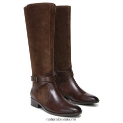 saappaat | naiset suklaapatukka nahkaa Naturalizer rena leveät pohkeen ratsastussaappaat 248R2F255