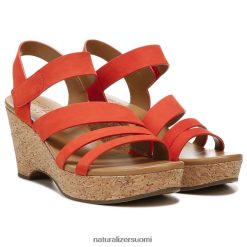 sandaalit | naiset meloni sorbetti nahkaa Naturalizer cynthia wedge sandaali 248R2F370