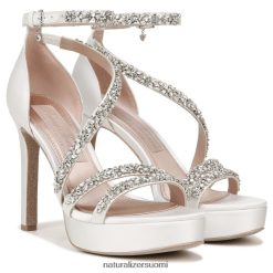 sandaalit | naiset silkkivalkoinen kangas/kivi Naturalizer rakkaus mekko sandaali 248R2F307